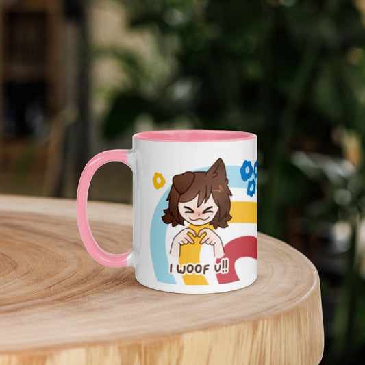 "I woof you" Ceramic Mug - puppypilled