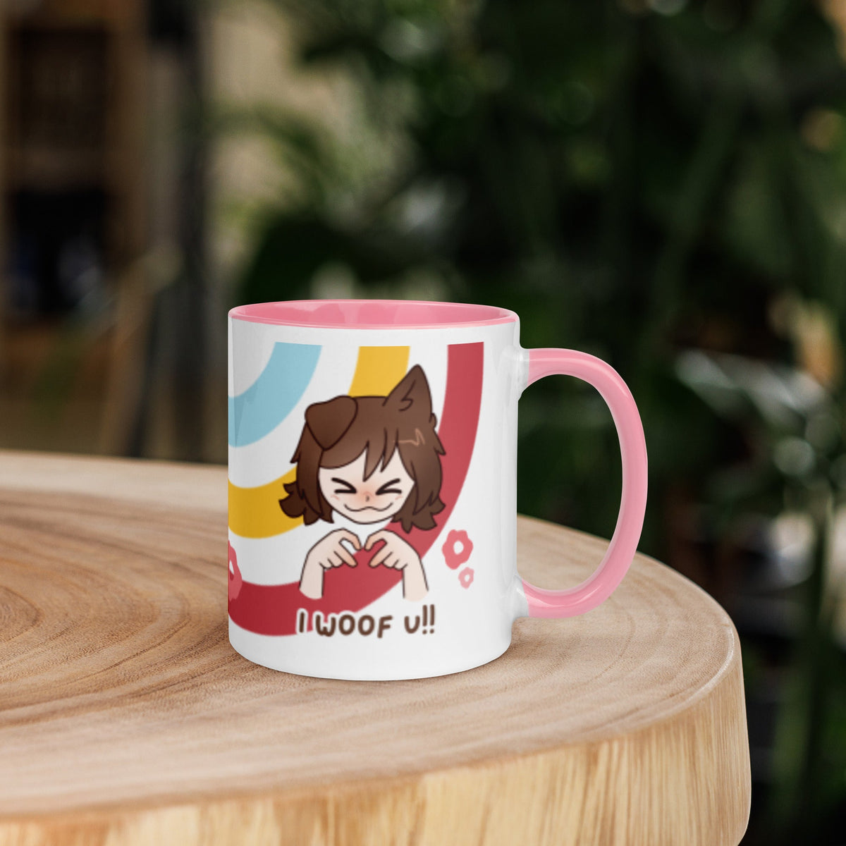 "I woof you" Ceramic Mug - puppypilled