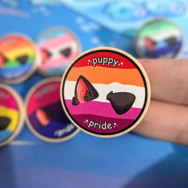 Puppy Pride Pins