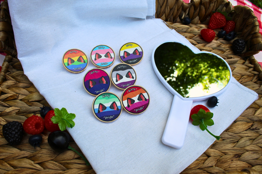 Kitty Pride Pins - puppypilled