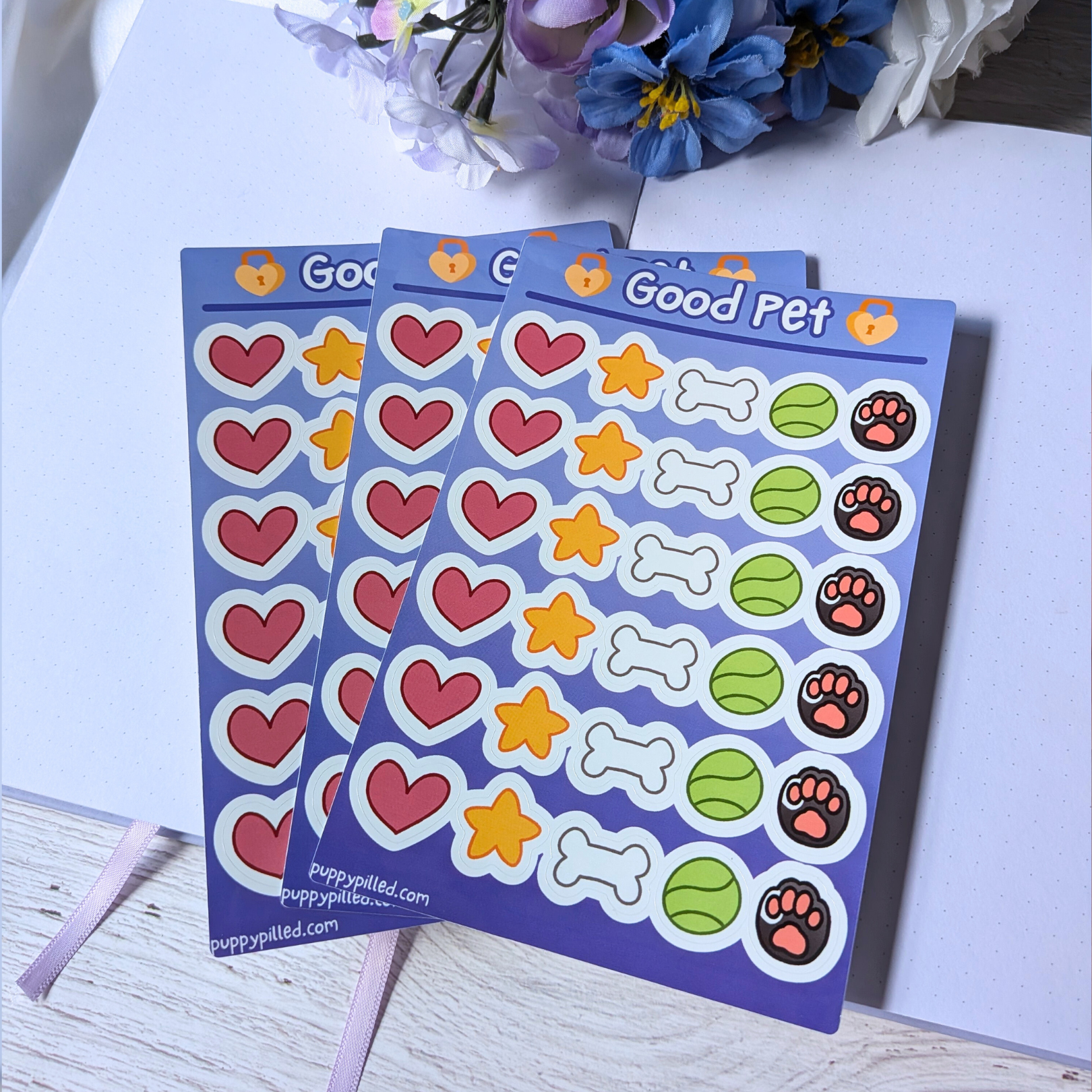 "Good Pet" Sticker Sheet
