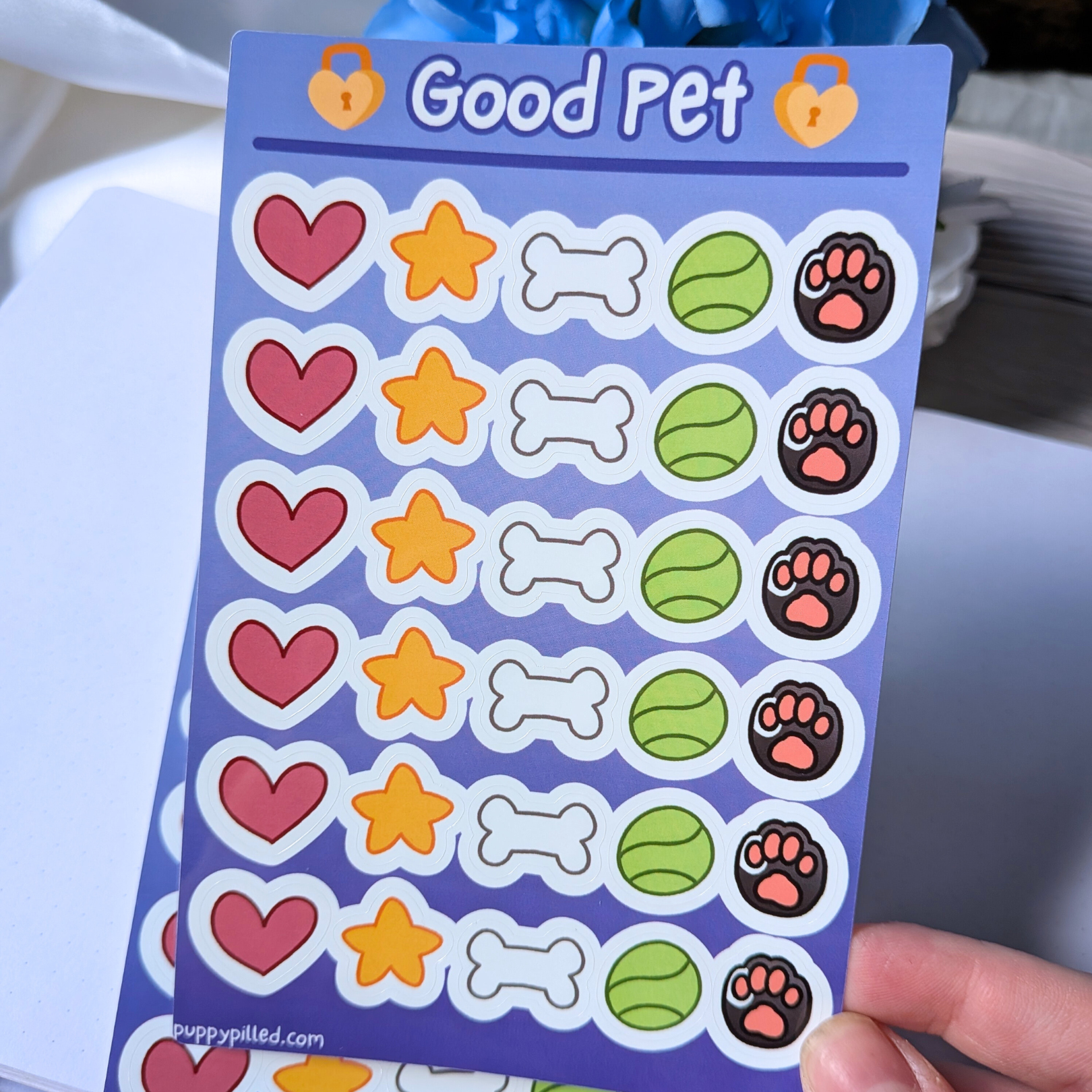 "Good Pet" Sticker Sheet
