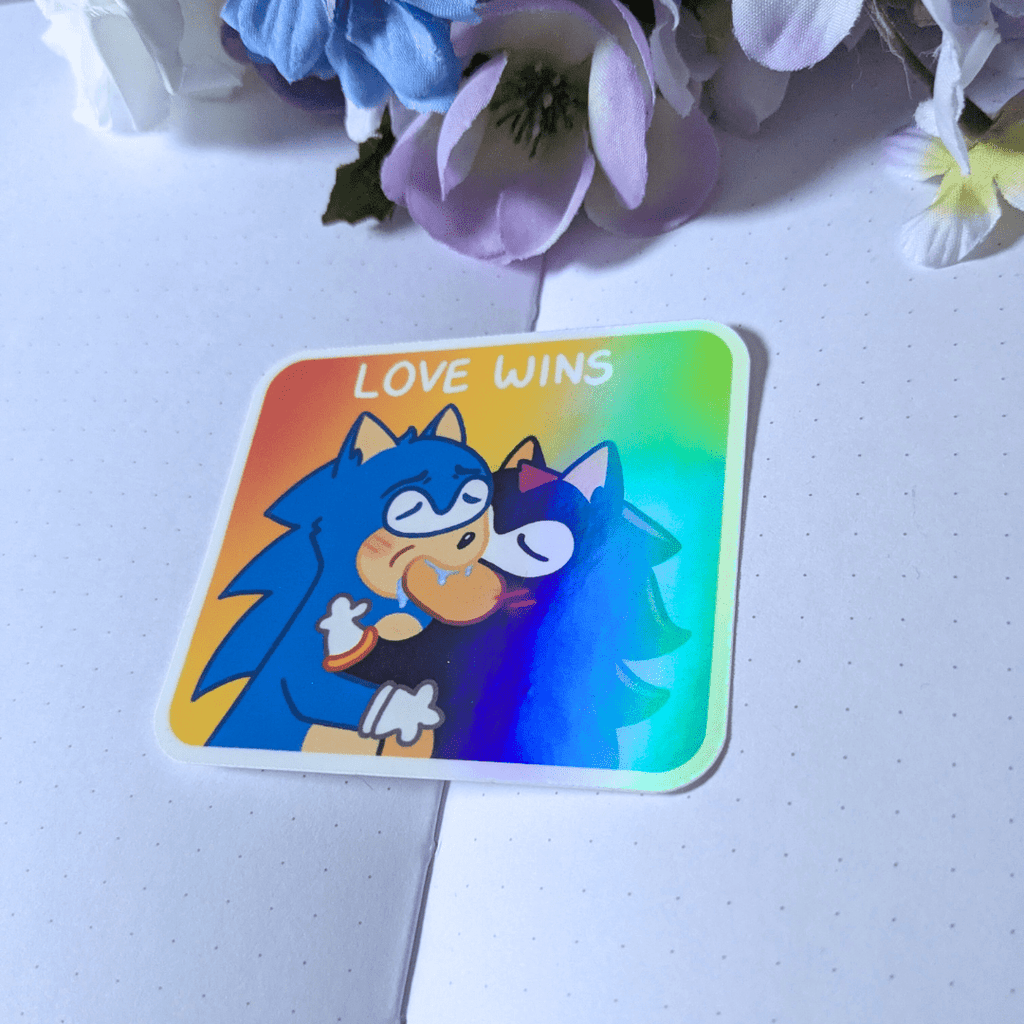 Love Wins Sticker - puppypilled