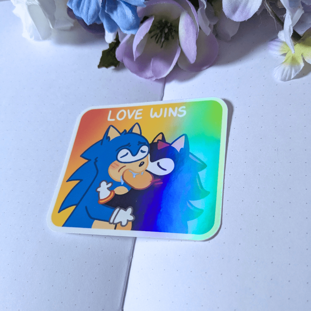 Love Wins Sticker - puppypilled