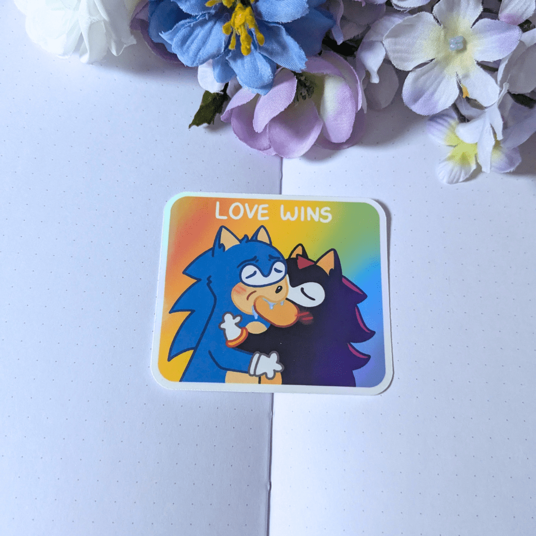 Love Wins Sticker - puppypilled