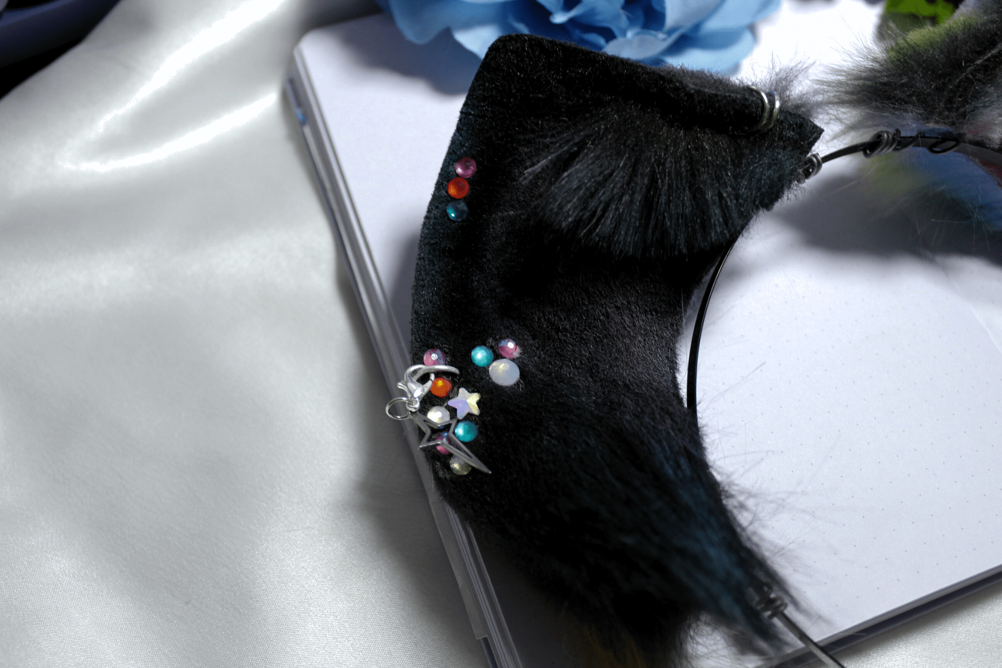 Mismatched Raver Hyena Ears - puppypilled