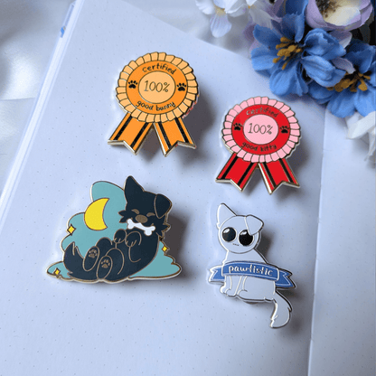 "Pawtistic" Enamel Pin - puppypilled