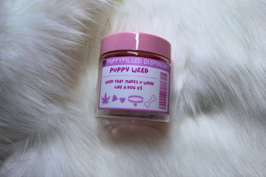 Pink Lid!! 4oz Stash Jar - puppypilled