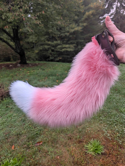 Pink with White Tip Large BONTAIL Sleeve - puppypilled