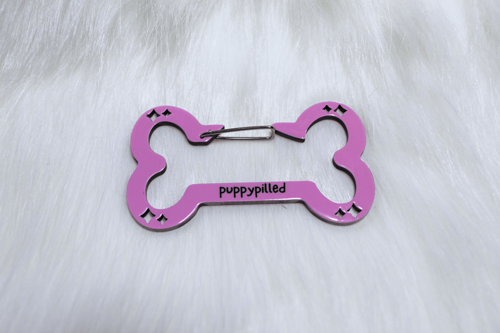 (PREORDER) Colorful Bone Carabiners! - puppypilled