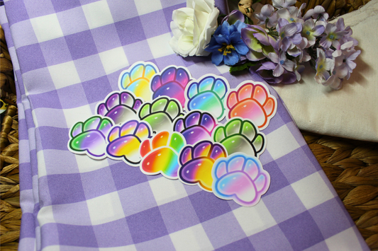 Pride Paw Stickers - puppypilled