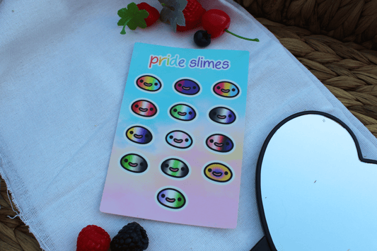 Pride Slimes Sticker Sheet - puppypilled