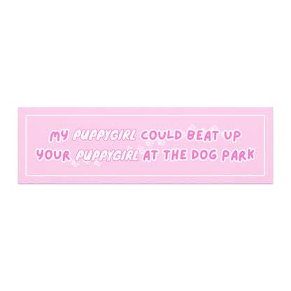 Puppy Fight Car Magnets - puppypilled