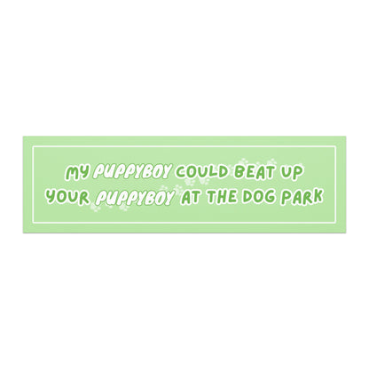 Puppy Fight Car Magnets - puppypilled