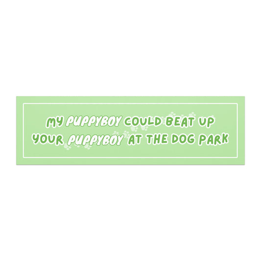 Puppy Fight Car Magnets - puppypilled