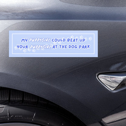 Puppy Fight Car Magnets - puppypilled