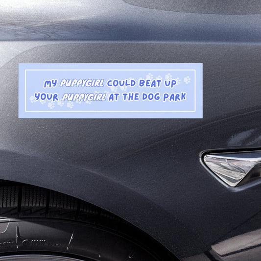 Puppy Fight Car Magnets - puppypilled