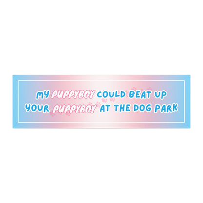 Puppy Fight Car Magnets - puppypilled