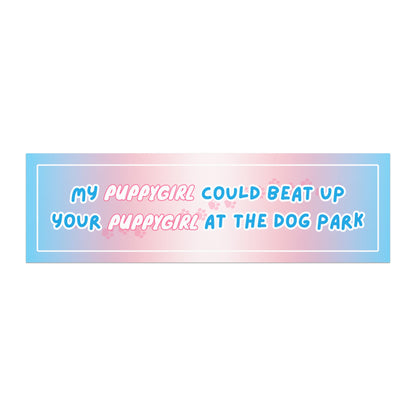 Puppy Fight Car Magnets - puppypilled