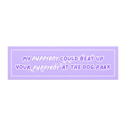 Puppy Fight Car Magnets - puppypilled