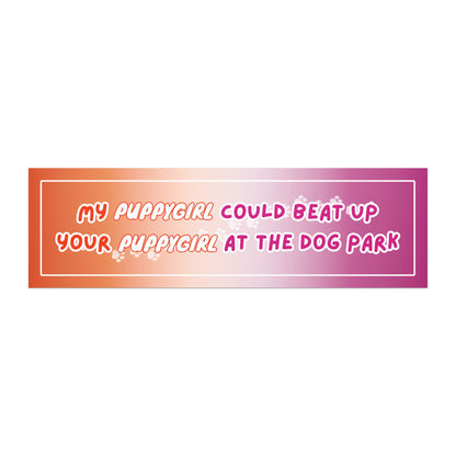 Puppy Fight Car Magnets - puppypilled