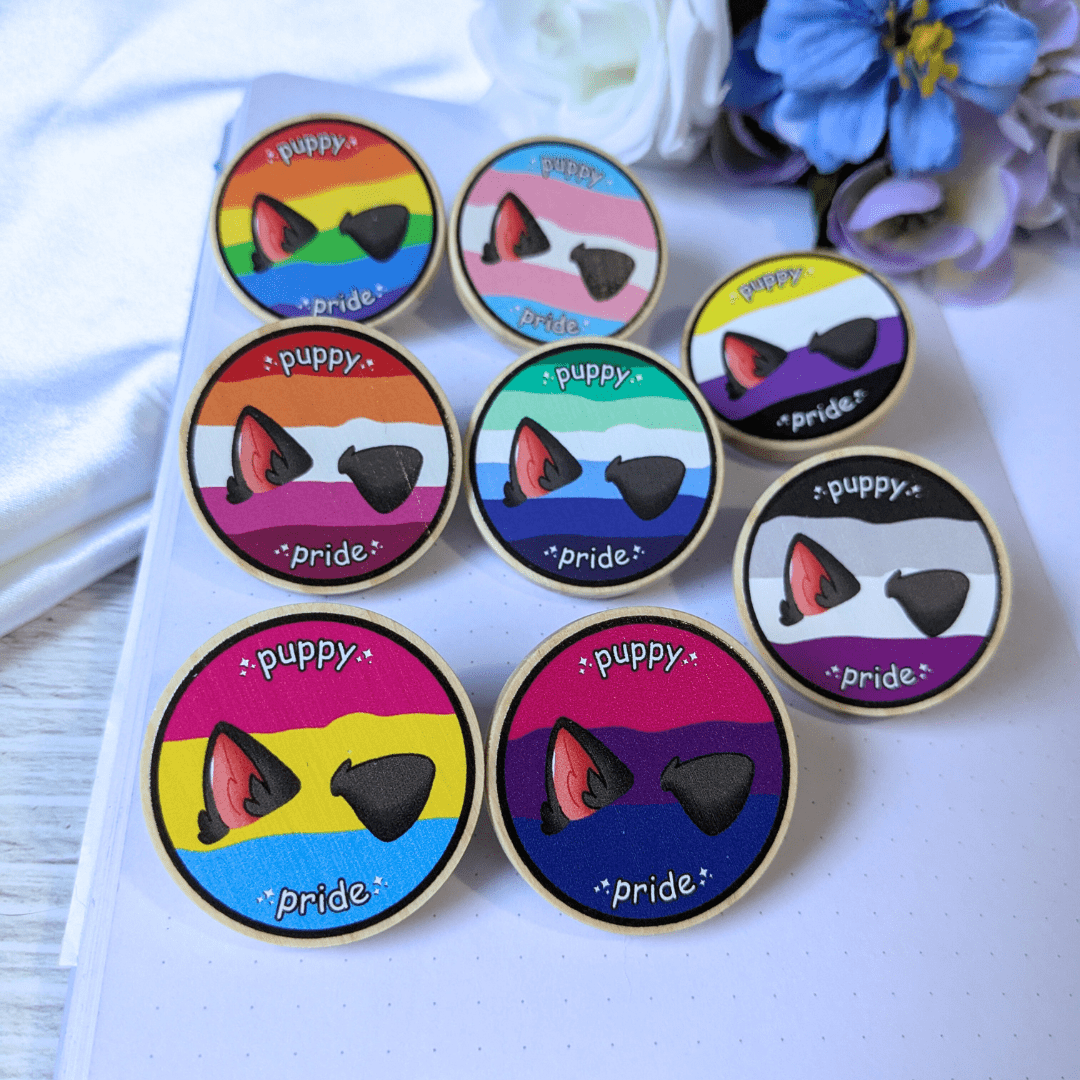 Puppy Pride Pins - puppypilled