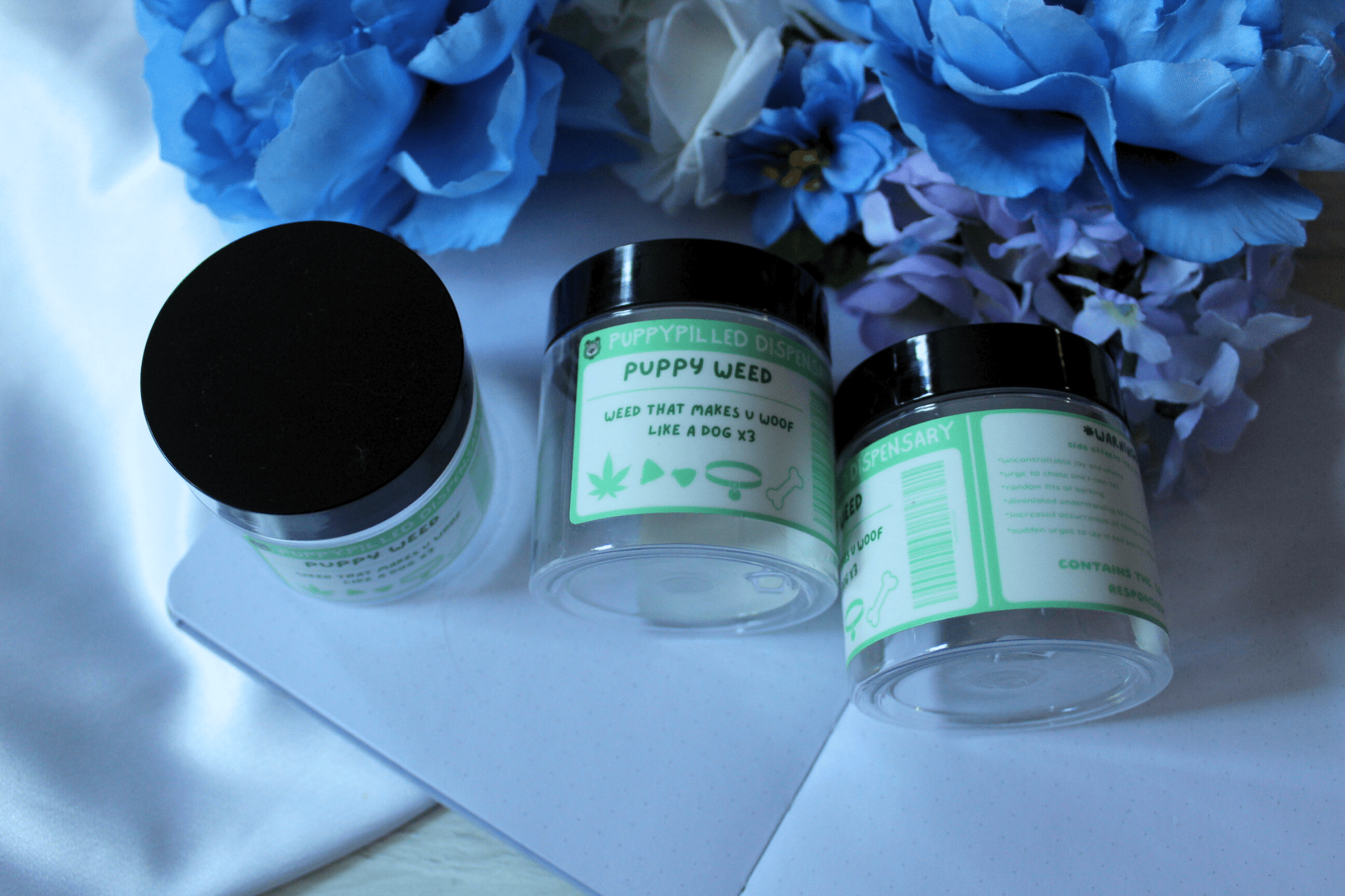 Puppy Weed Stash Jars - puppypilled