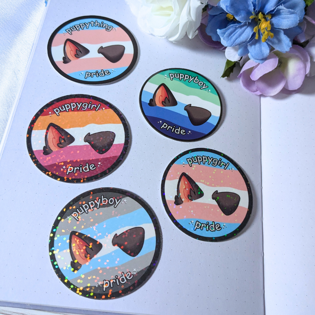 Puppy Pride Sticker (Customize your own!)