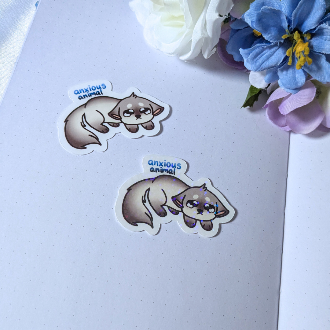 Anxious Animal Sticker