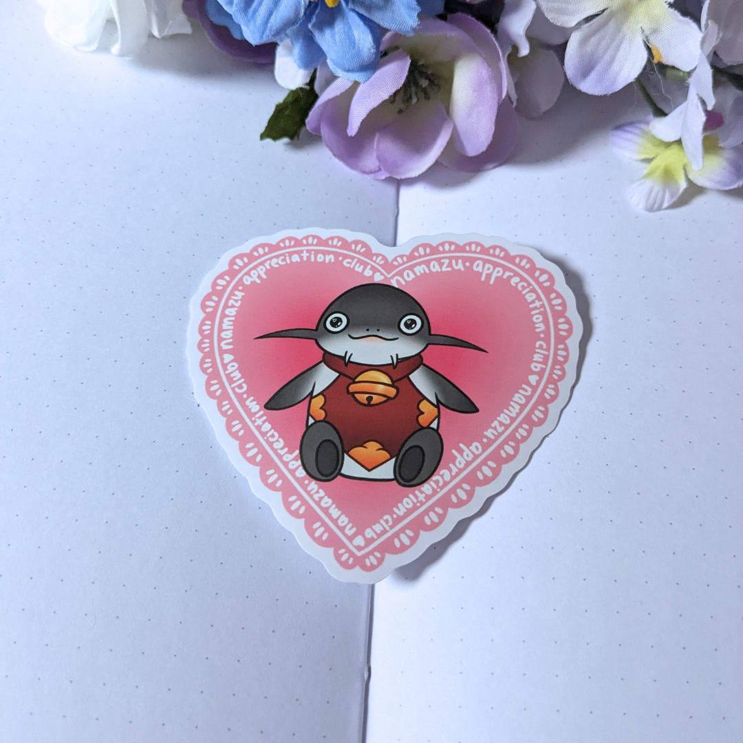 Namazu Appreciation Club Vinyl Sticker - SALE