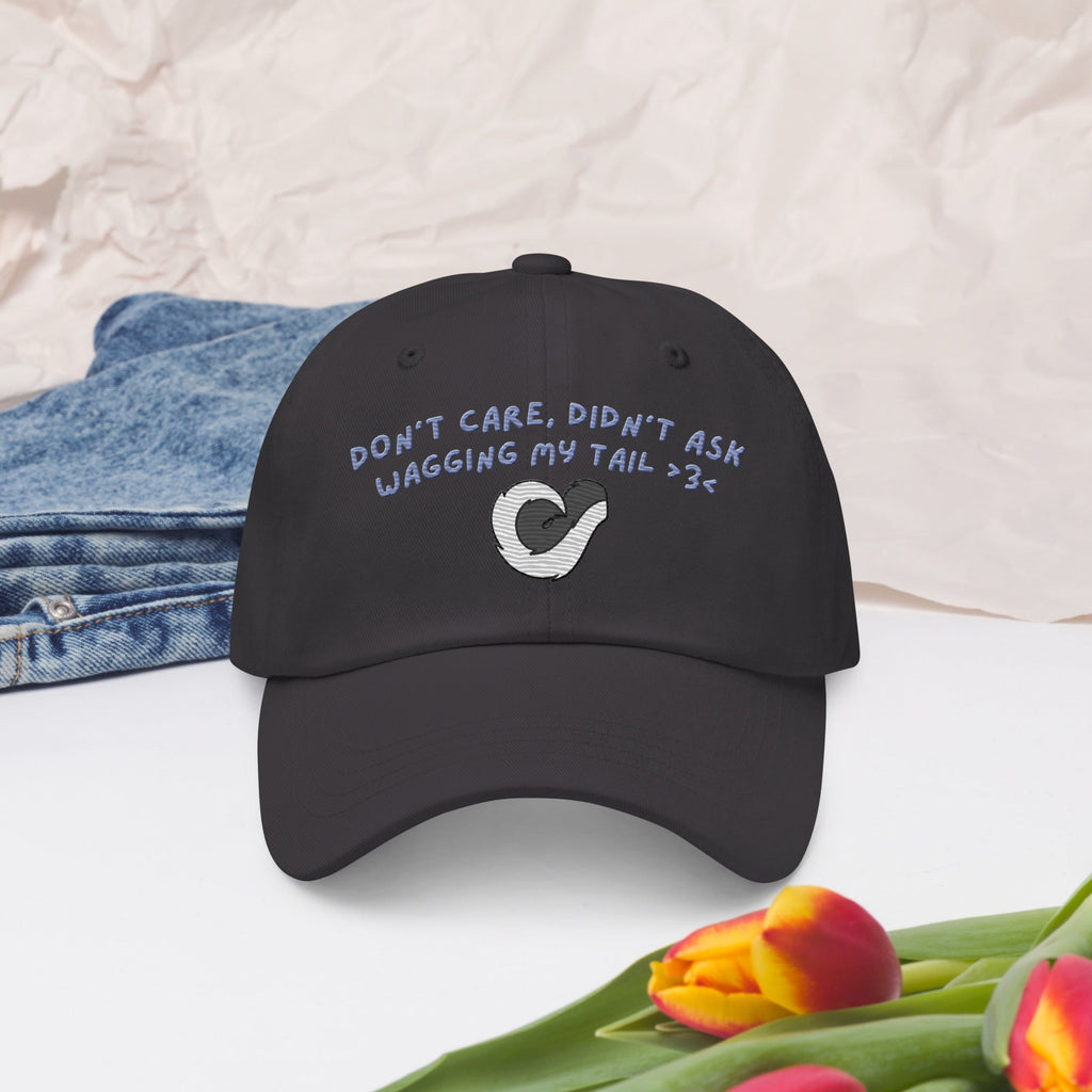 Wagging My Tail Embroidered Hat - puppypilled