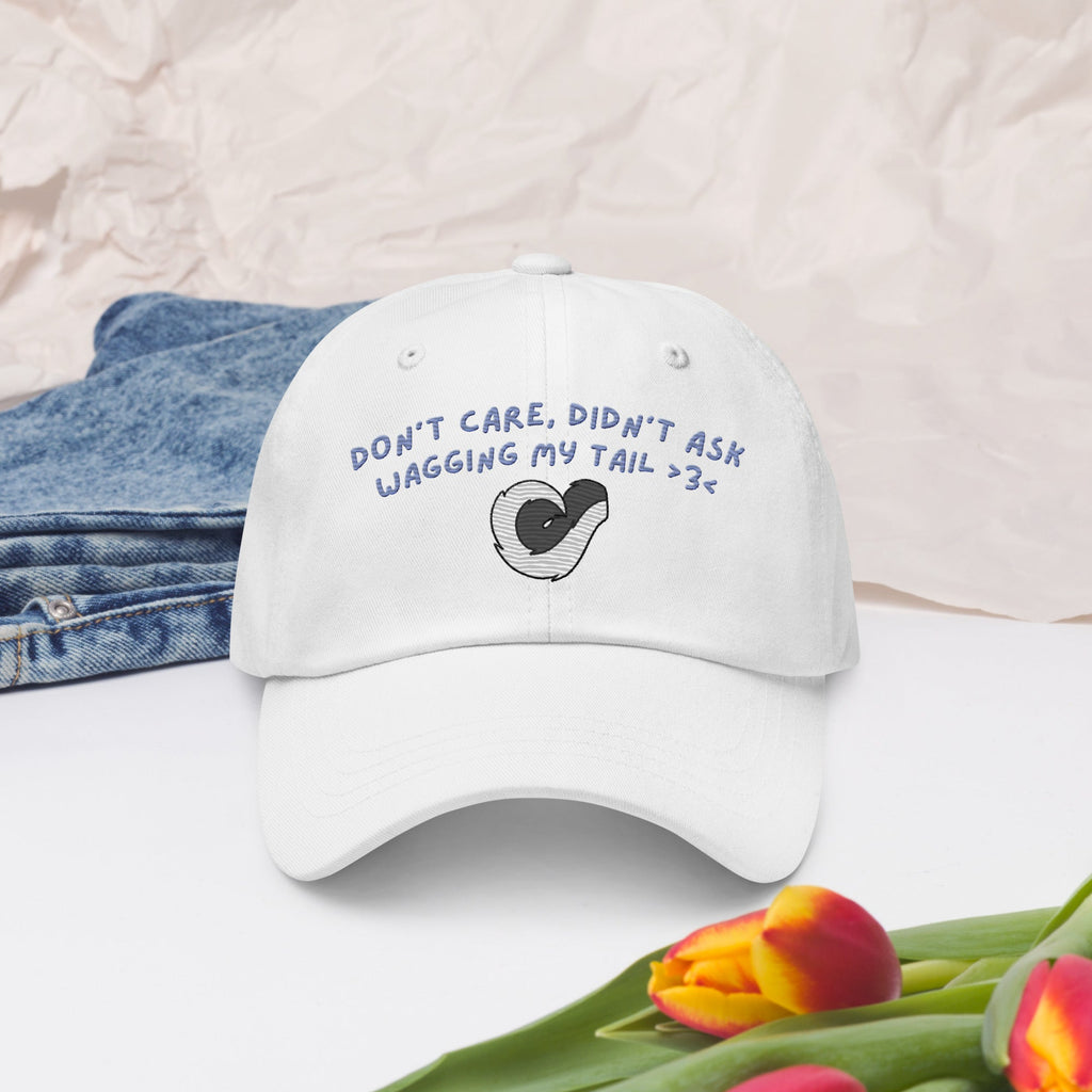 Wagging My Tail Embroidered Hat - puppypilled