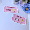 Walkies Voucher Sticker - puppypilled