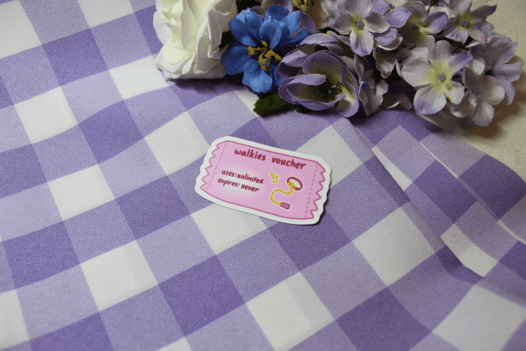 Walkies Voucher Sticker - puppypilled