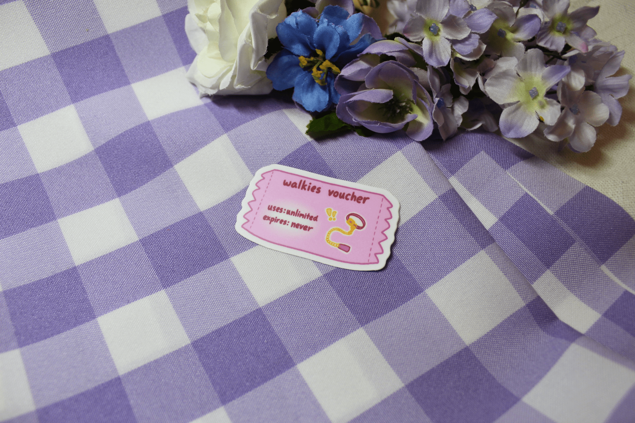 Walkies Voucher Sticker - puppypilled