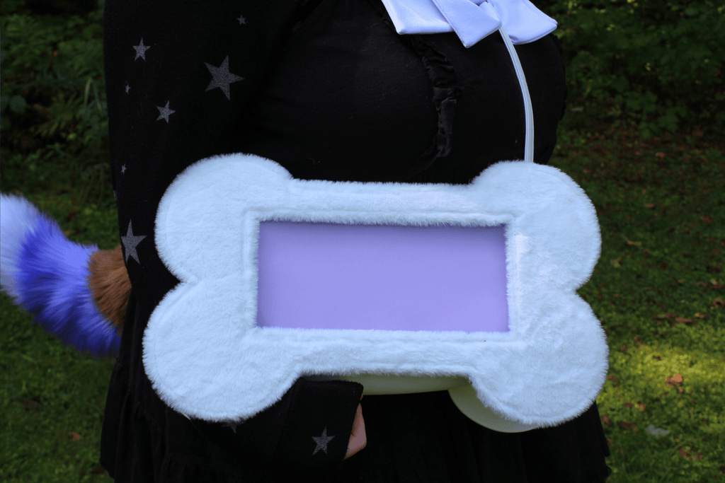 (White) Doggie Bone Ita Bag - B - GRADE LEFTOVERS - puppypilled